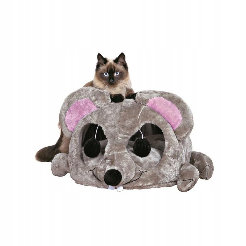 Trixie Pelíšek pro kočky Lukas Junior, 35x33x65 cm, světle šedá/šedá