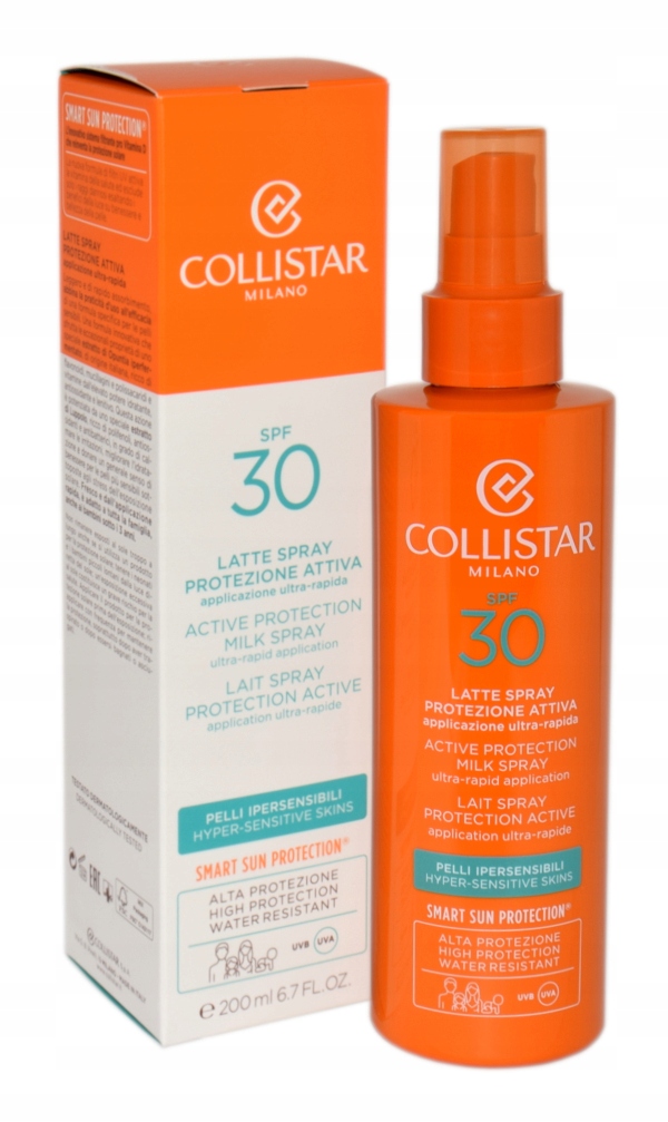 Collistar Mléko ve spreji pro aktivní ochranu proti slunci SPF30 200 Ml
