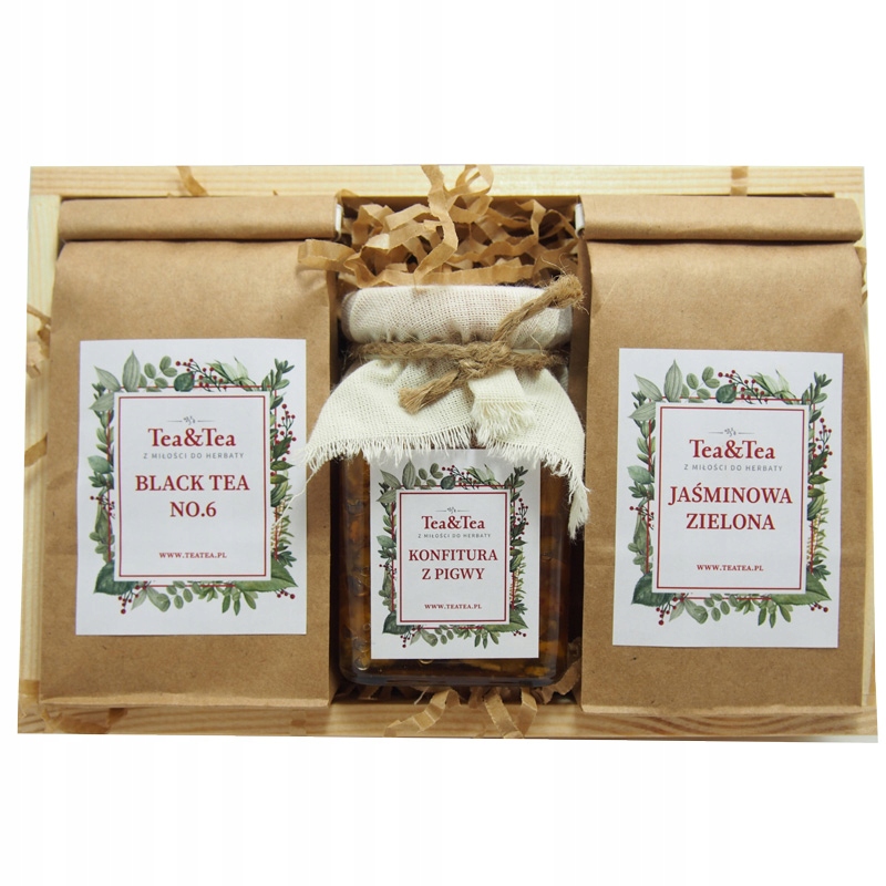 Sada 2 čajů s konfiturou. Čajový čaj