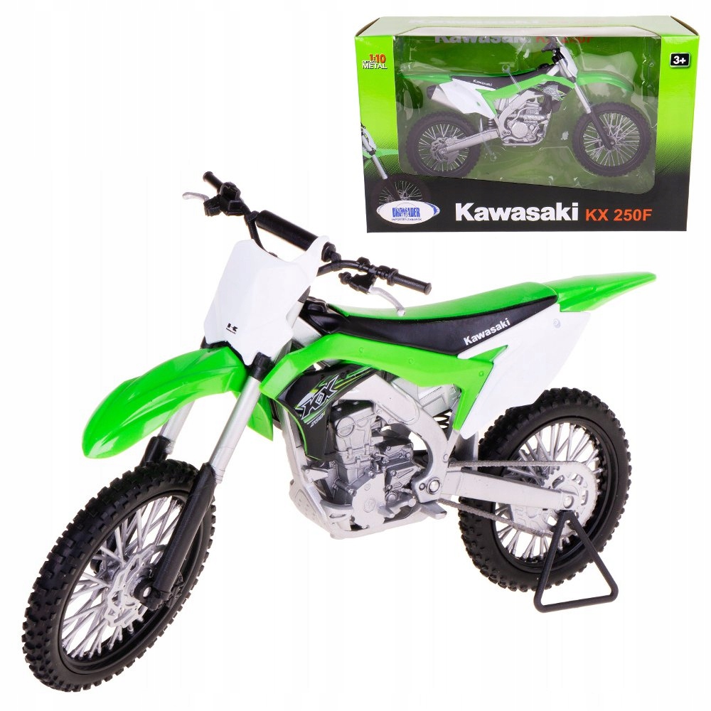 

Kawasaki Kx 250F Cross model motocykla 1:10 Welly