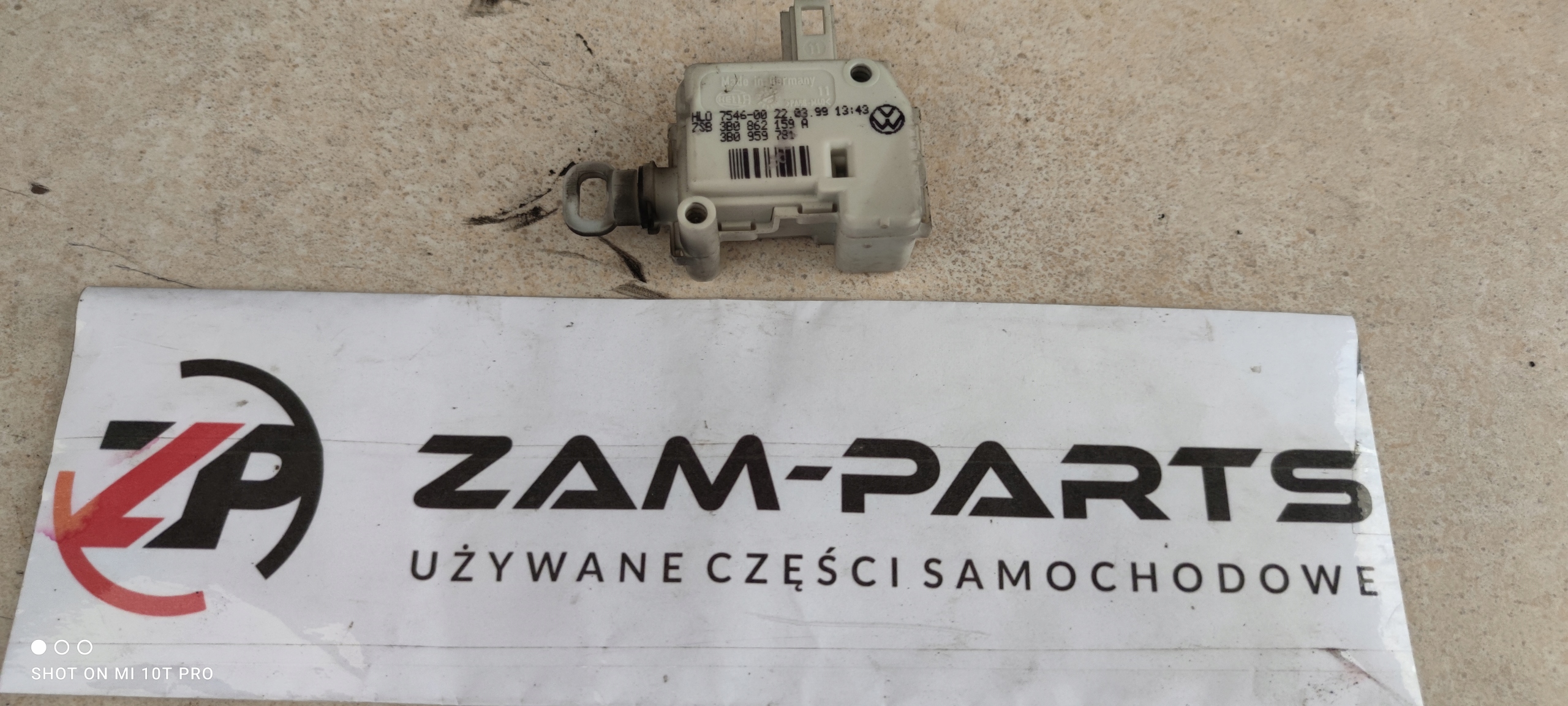 SIŁOWNIK ZAMKA KLAPY AUDI A6 C5 3B0862159 VW SEAT