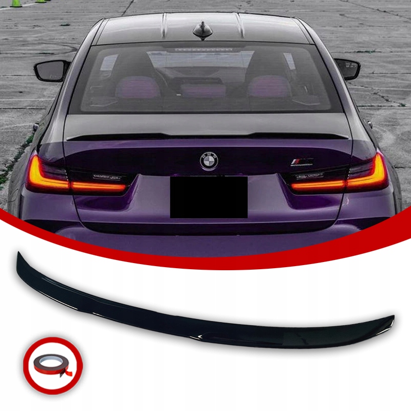 Bmw G20 Letka Spoiler Doplněk M3 Look 2018-2024 Černý Lesk