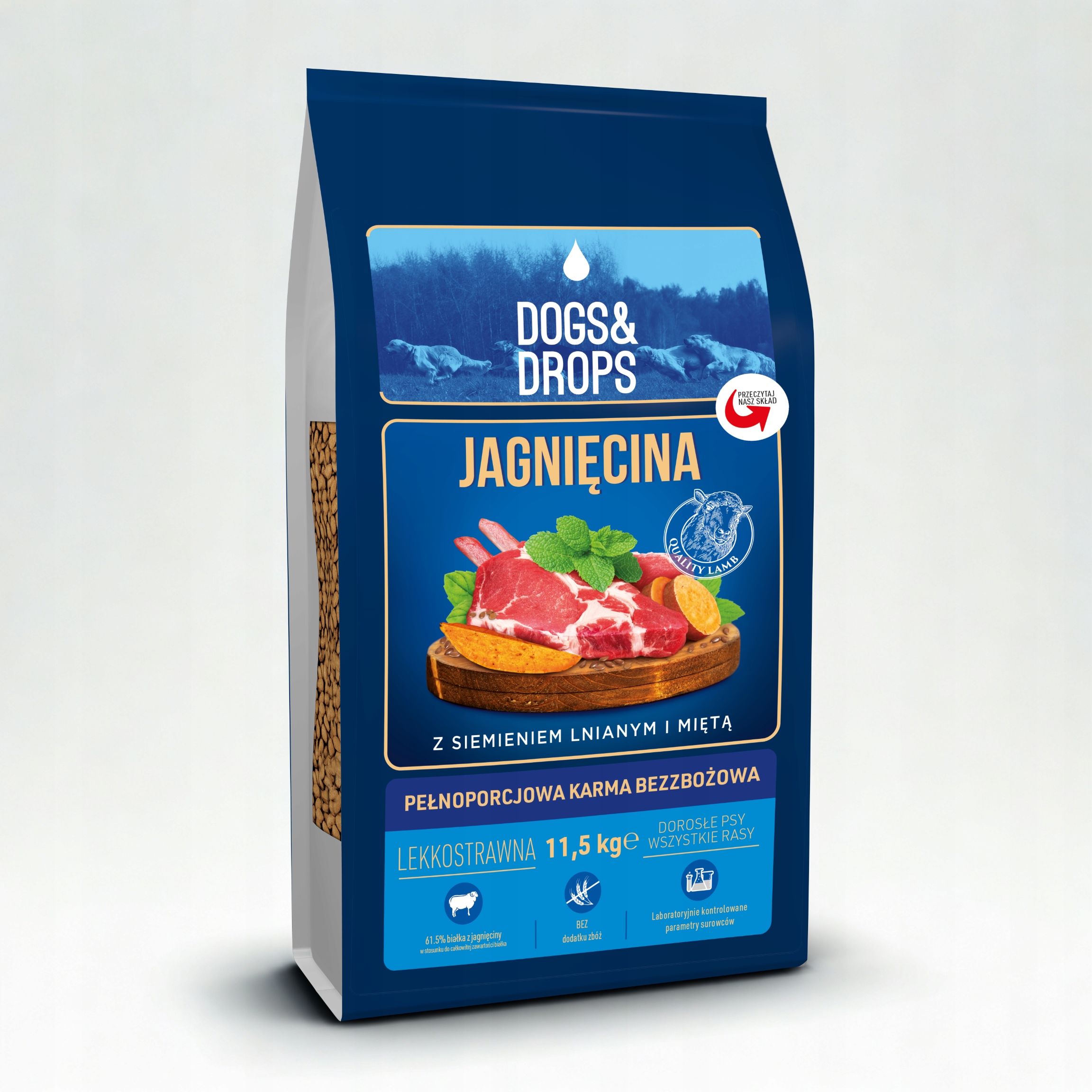Levně Dogs&Drops Lamb bezobilné krmivo pro psy 11,5 kg