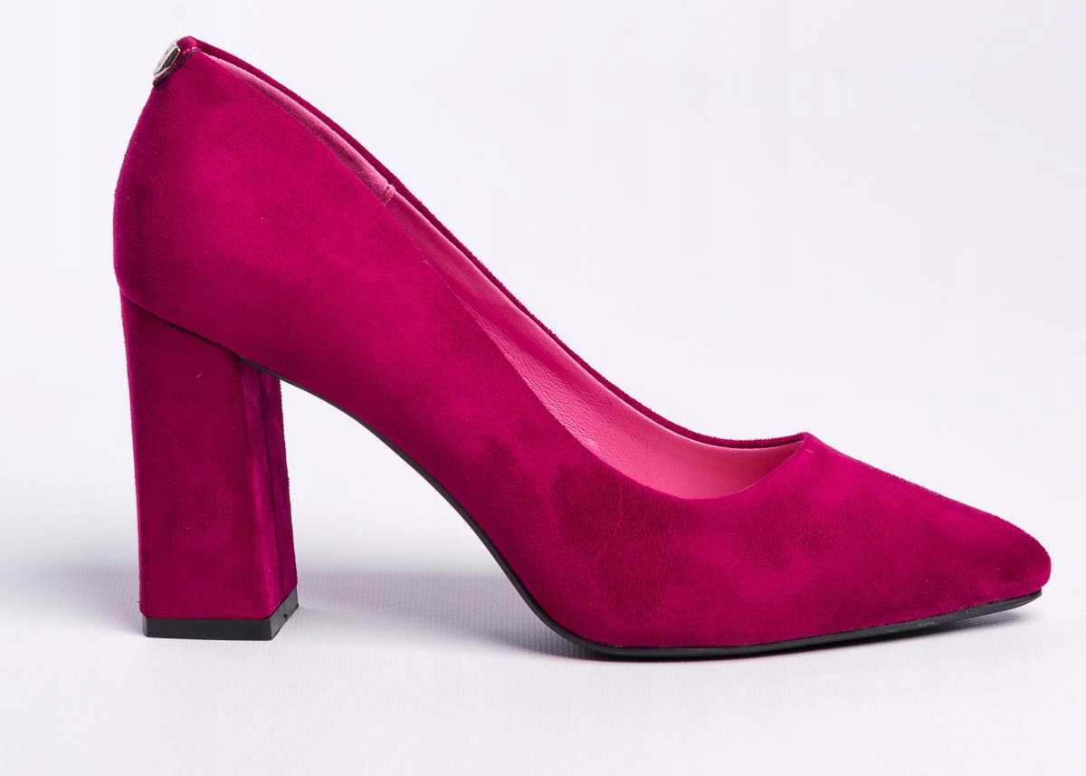 CZÓŁENKA NA SŁUPKU 9 CM ZAMSZ SERGIO LEONE