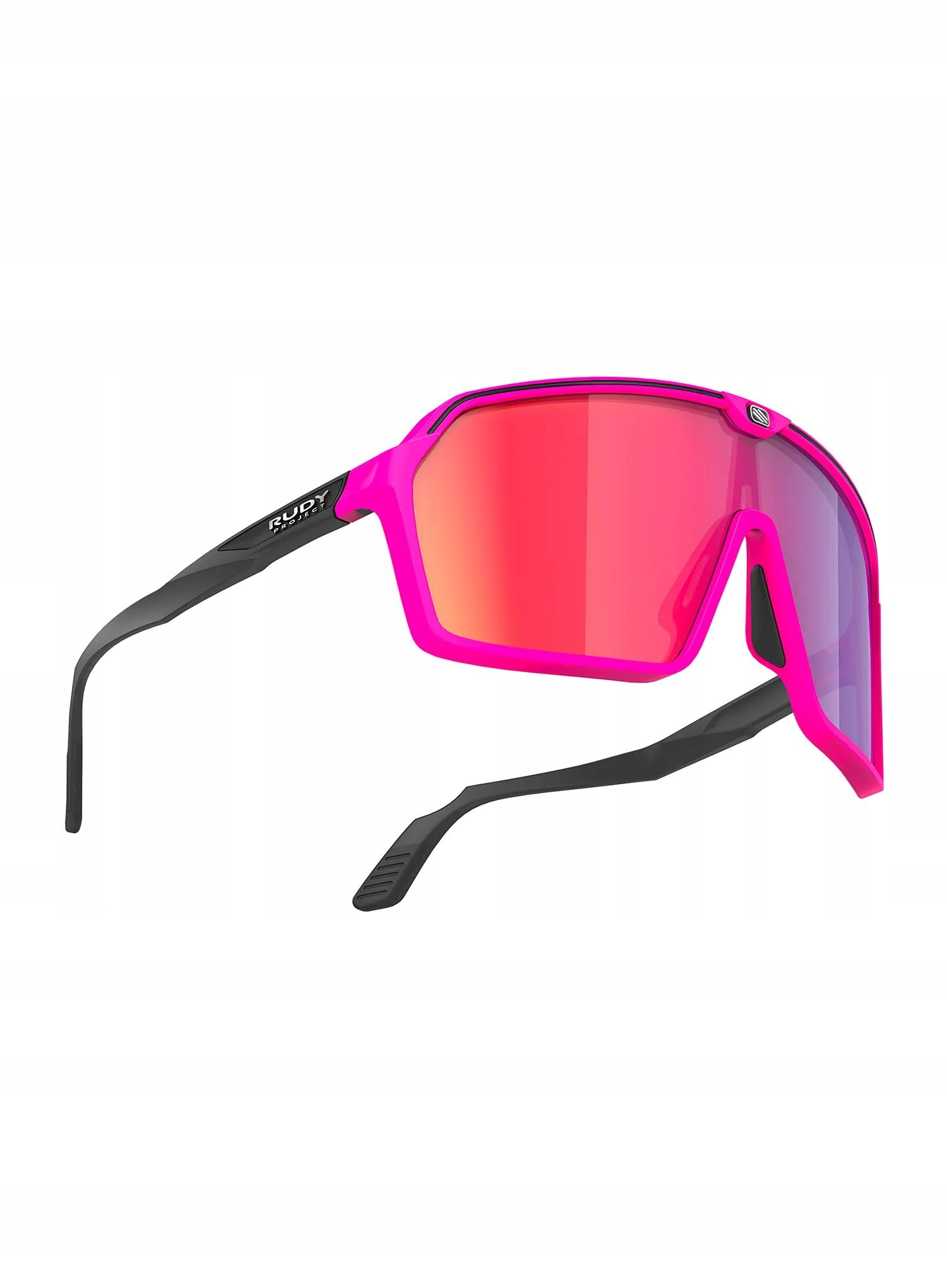 Cyklistické brýle Rudy Project Spinshield pink fluo/blk mat/multila červená