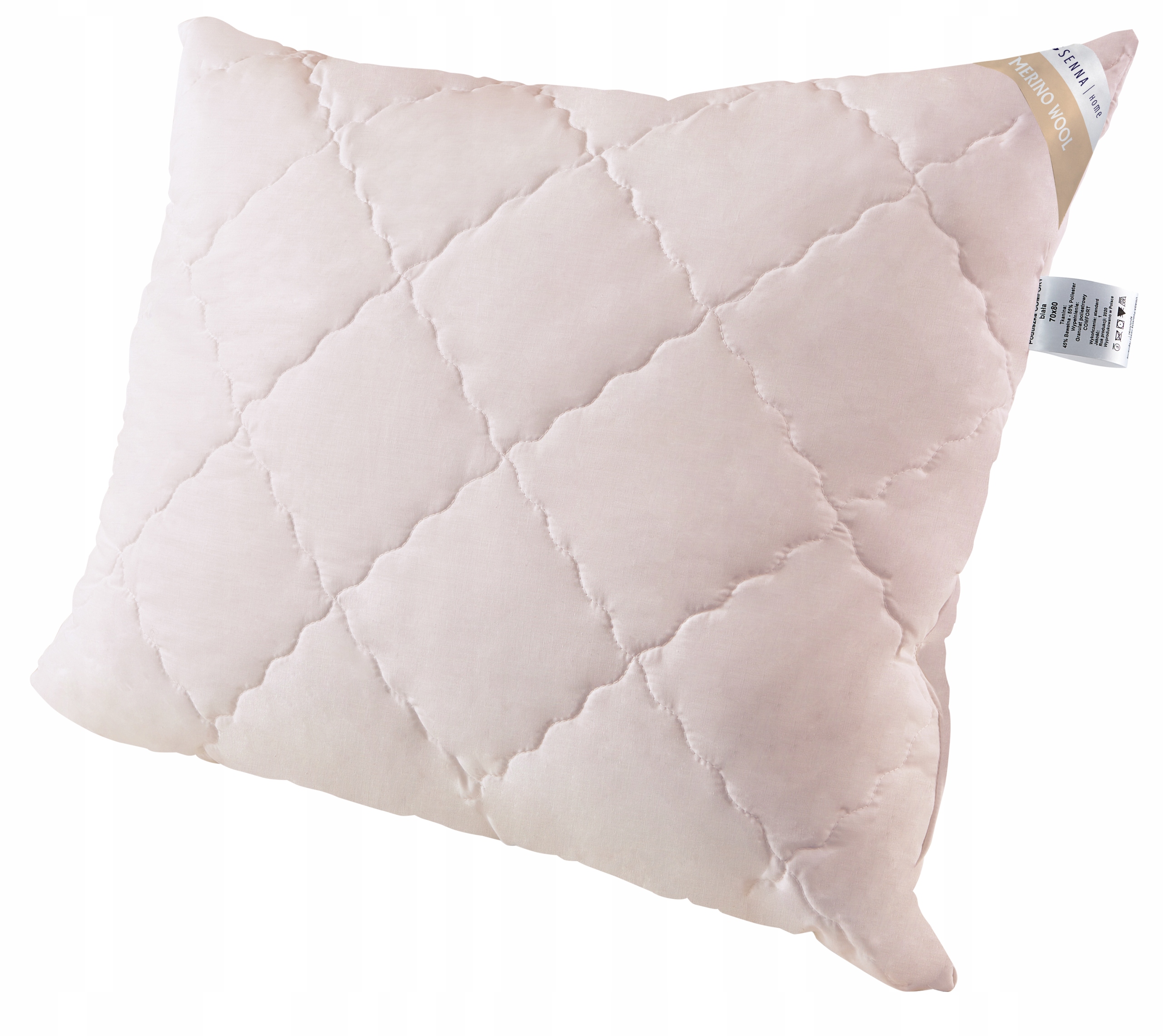 INTER WIDEX Poduszka 70x80 MERINO WOOL Regulowana Kolor odcienie różowego