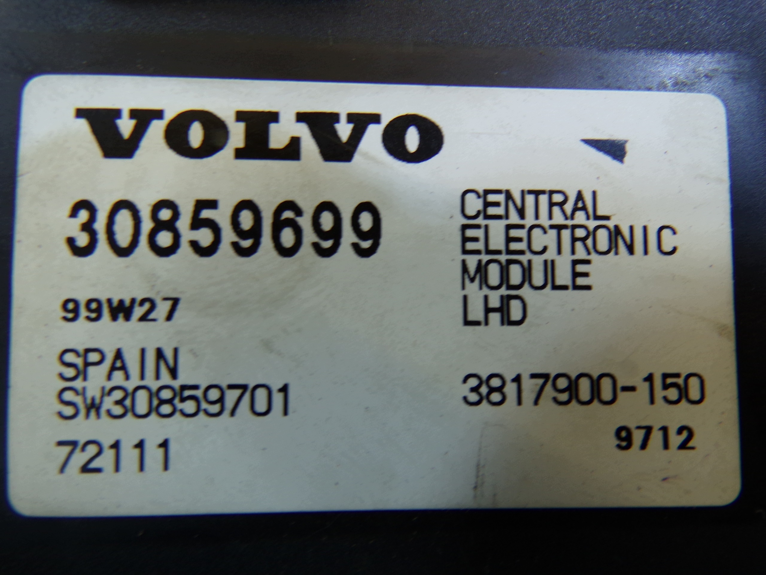Centralina comfort VOLVO V40 1 e S40 1 e 30859699 (2)