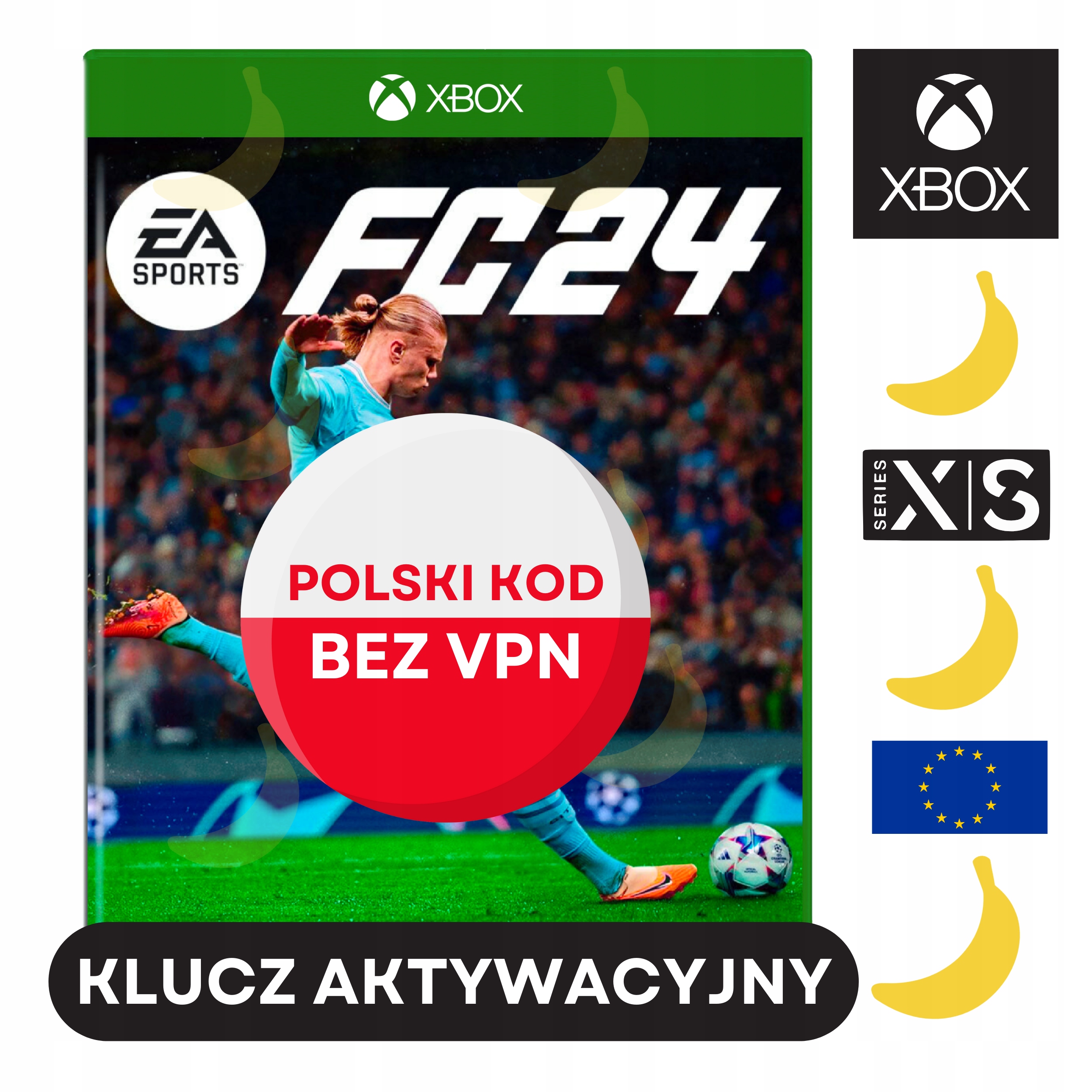 HRA EA SPORTS FC 24 FIFA XBOX ONE  X / S POĽSKÝ KÓD BEZ VPN PL