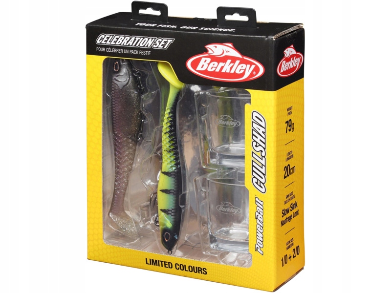 Zestaw woblerów Berkley PowerBait Cullshad 20 cm szklanki