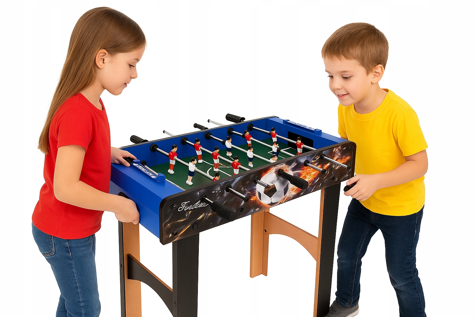 Stół do Piłkarzyków dla dzieci Płyta Mdf Piłkarzyki Gra Piłka Nożna