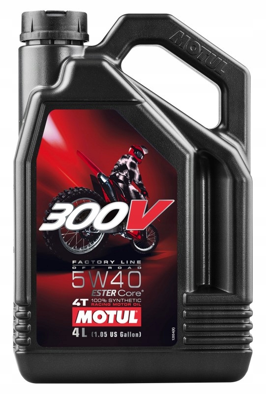 Motul Olej 5V40 4L 300V Factory Line Off Road Ester Core Motocykle