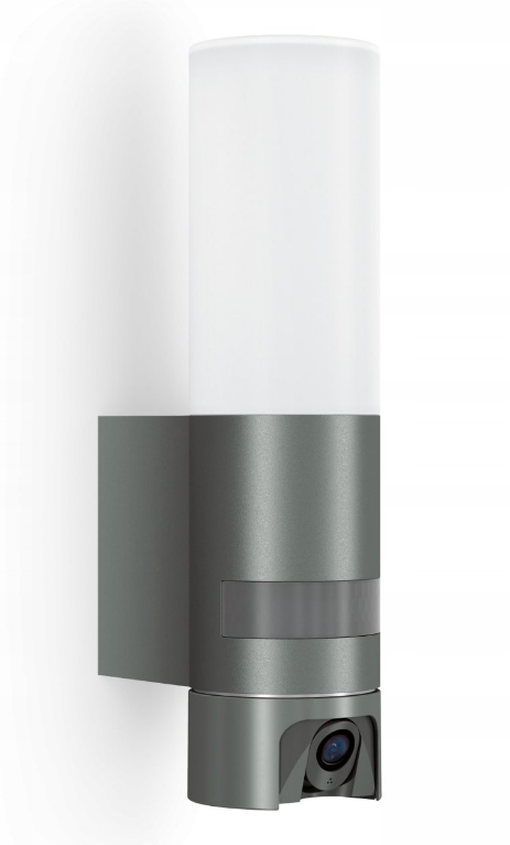 Lampa Vonkajšie Led svietidlo so senzorom a kamerou, farba Antracit