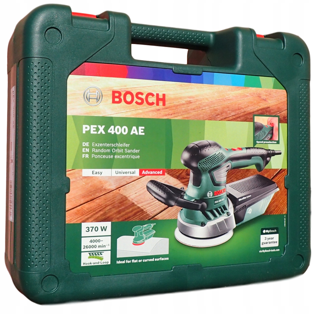 Excentrická brúska Bosch Pex 400 Ae Kufrík