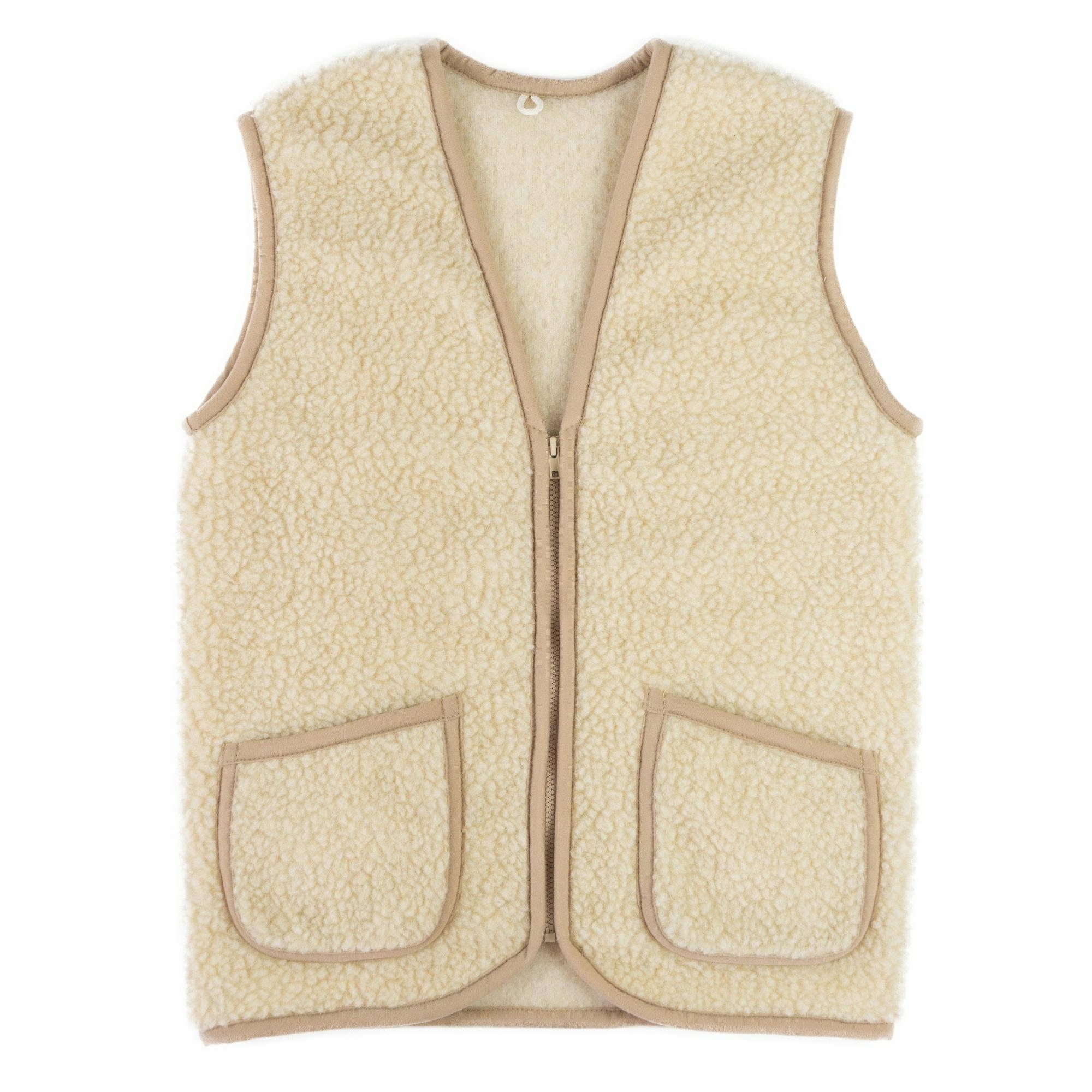 Merino vlněná vesta Beka béžová M, rehabilitační výrobky