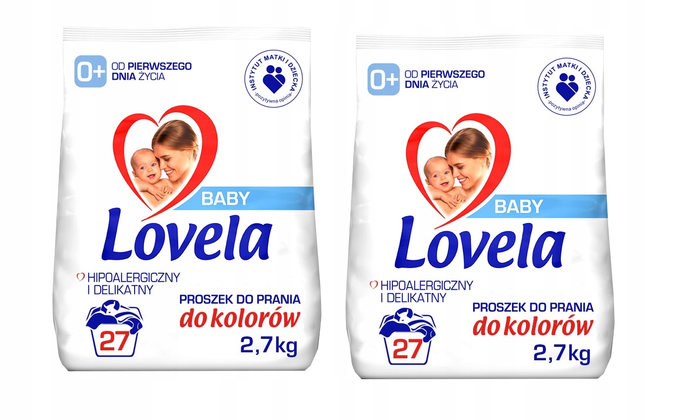

Lovela Baby Proszek do prania Kolor 2,7 kg x2