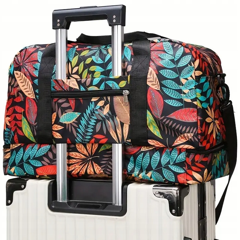 TORBA SPORTOWA na SIŁOWNIĘ Podróżna Weekendowa POJEMNA LIŚCIE Jesienna Marka Likado