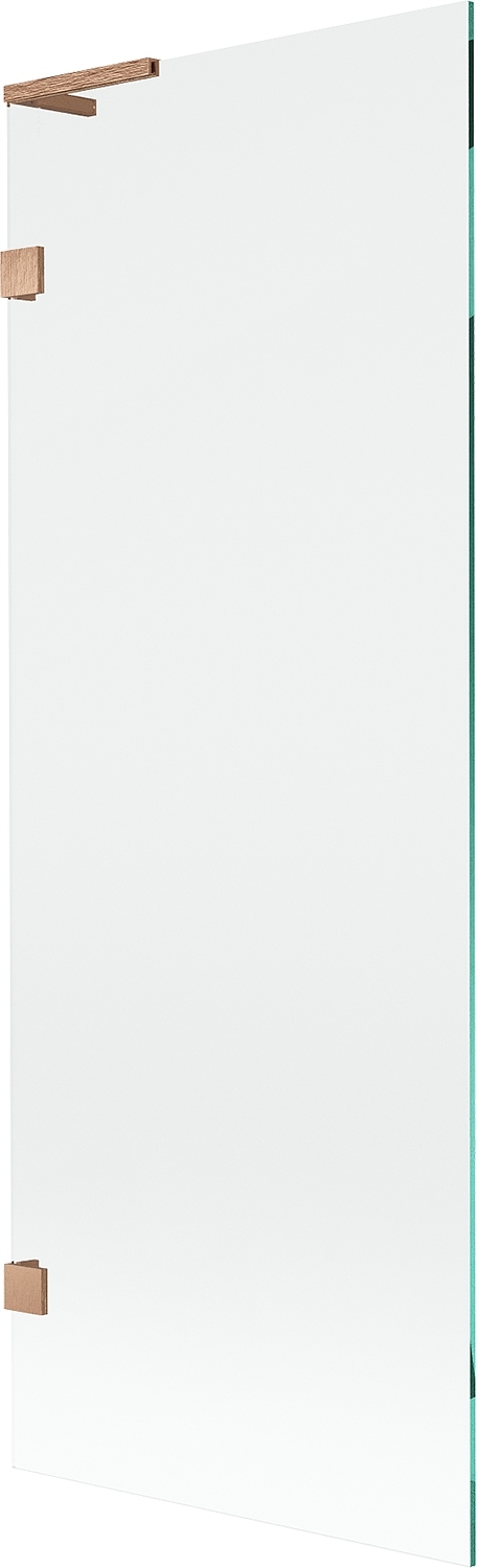 Mexen Lunar L vanový paraván jednokřídlý 70 x 150 cm, transparentní, kartáč