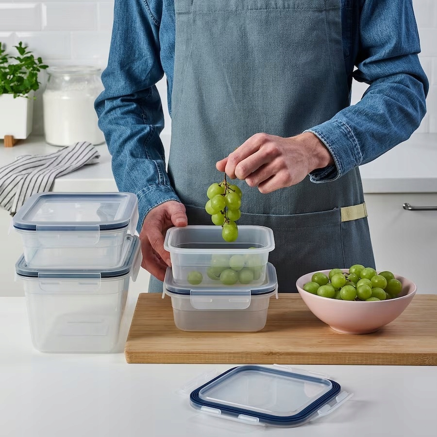 IKEA 365+ Pojemnik na żywność z pokrywką 4 szt