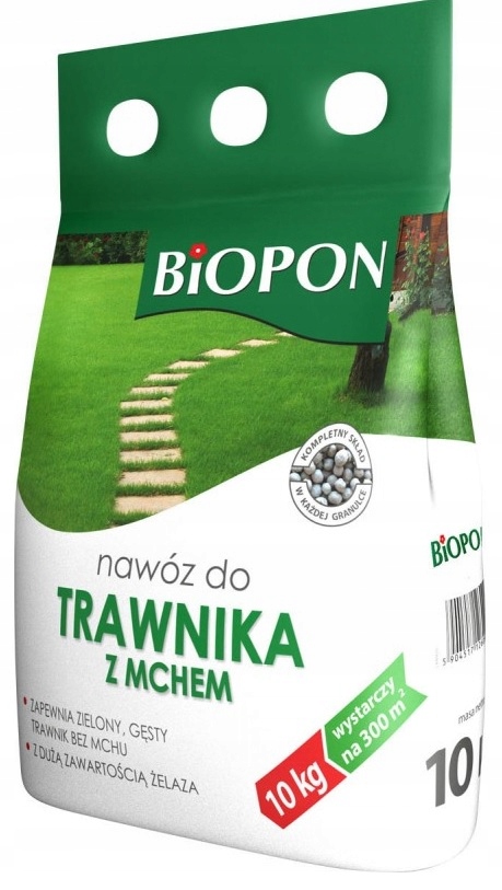 Vícesložkové hnojivo pro trávníky s mechem a železem 10 kg