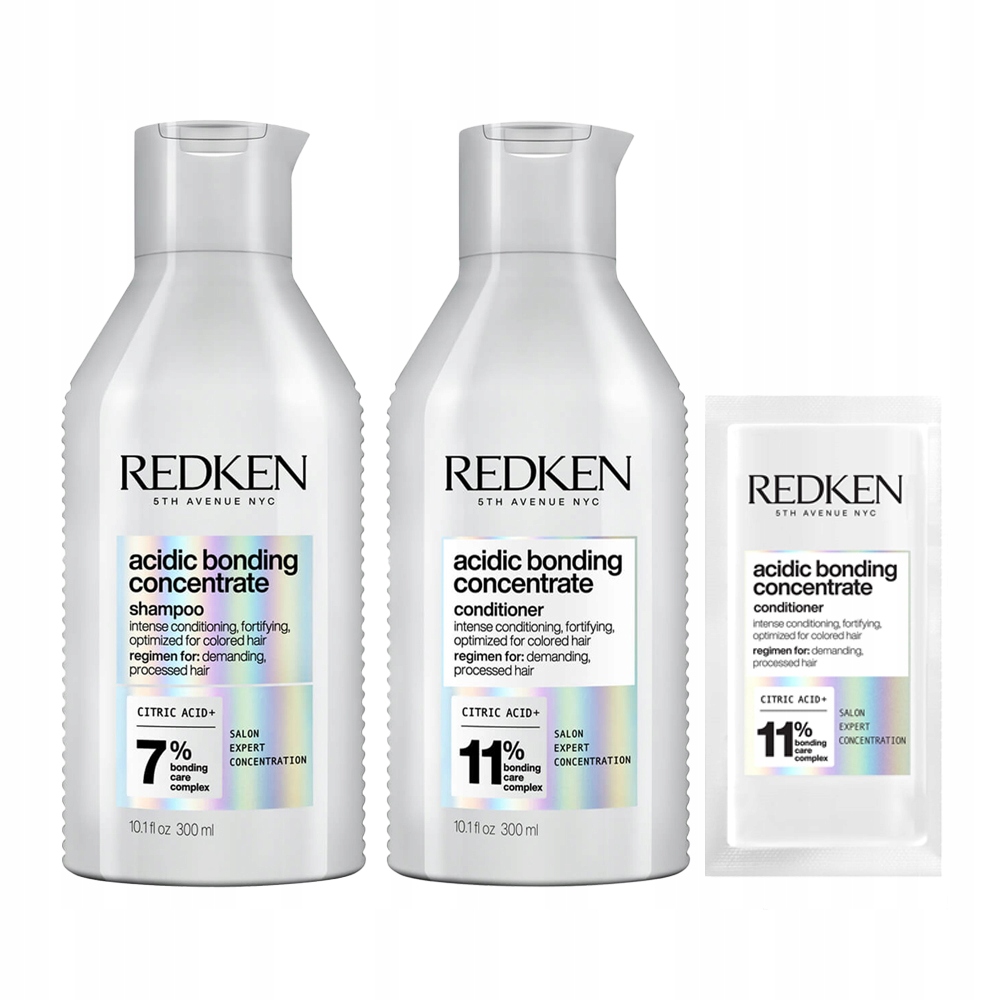 Redken Acidic Bonding šampon kondicionér silně vyživuje poškozené vlasy