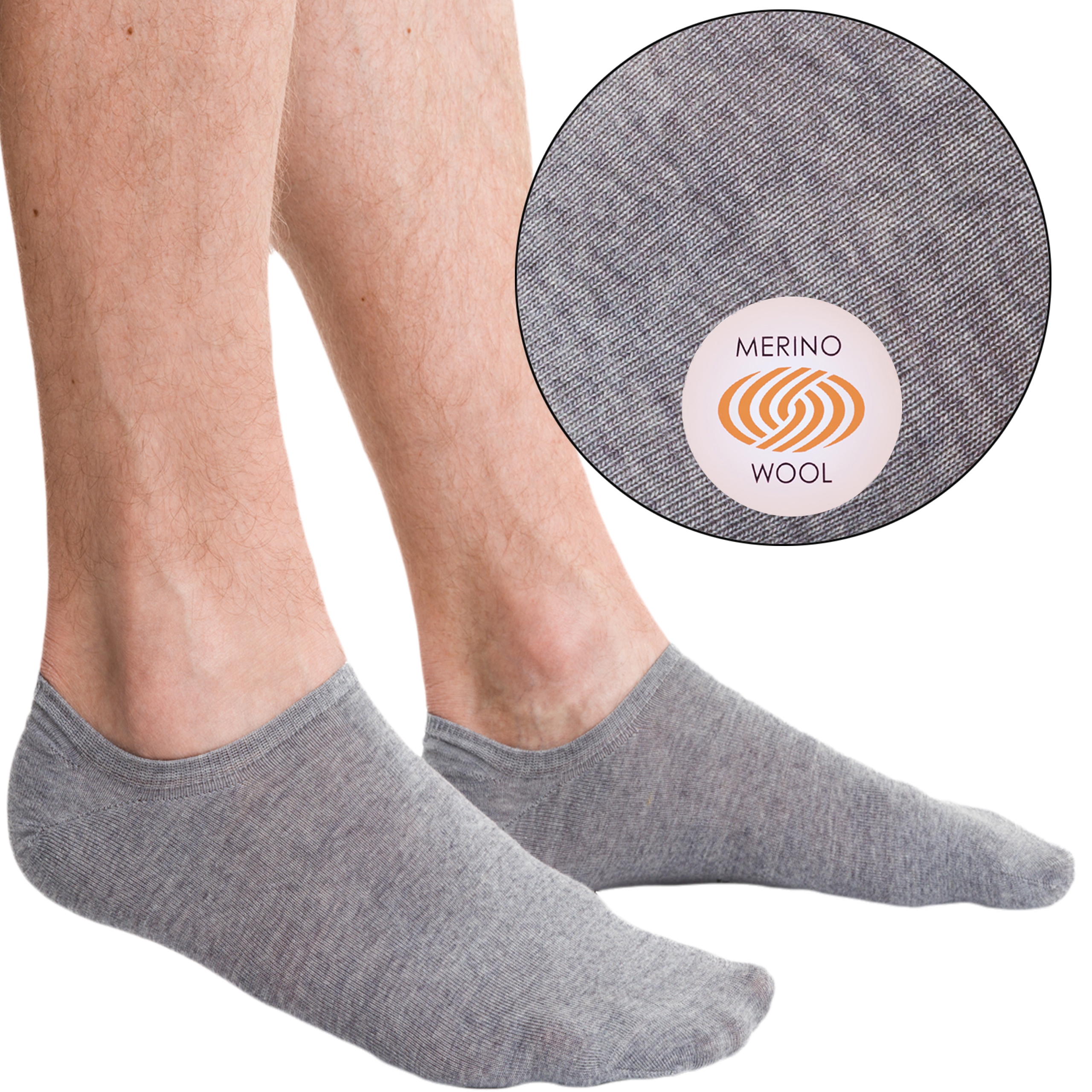 

Steven 130 Stopki Męskie z Merynosów J.Szary 41-43