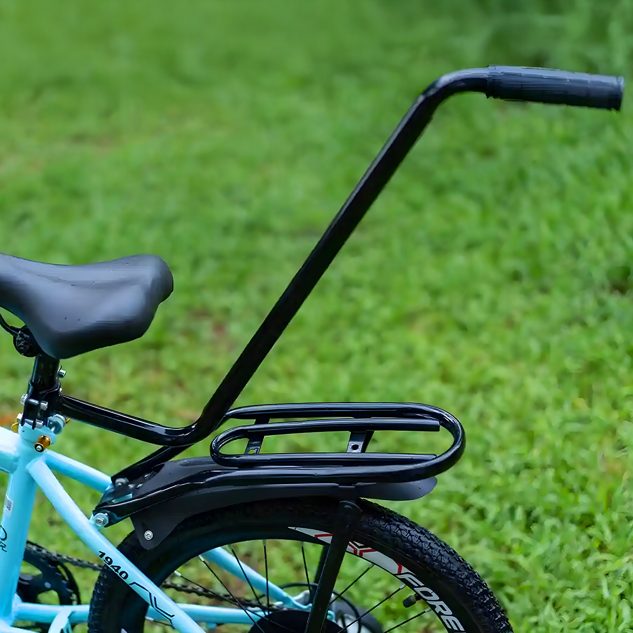 PROWADNIK ROWEROWY DO NAUKI JAZDY NA ROWERZE PCHACZ RĄCZKA UCHWYT DO ROWERU Certyfikaty, opinie, atesty CE