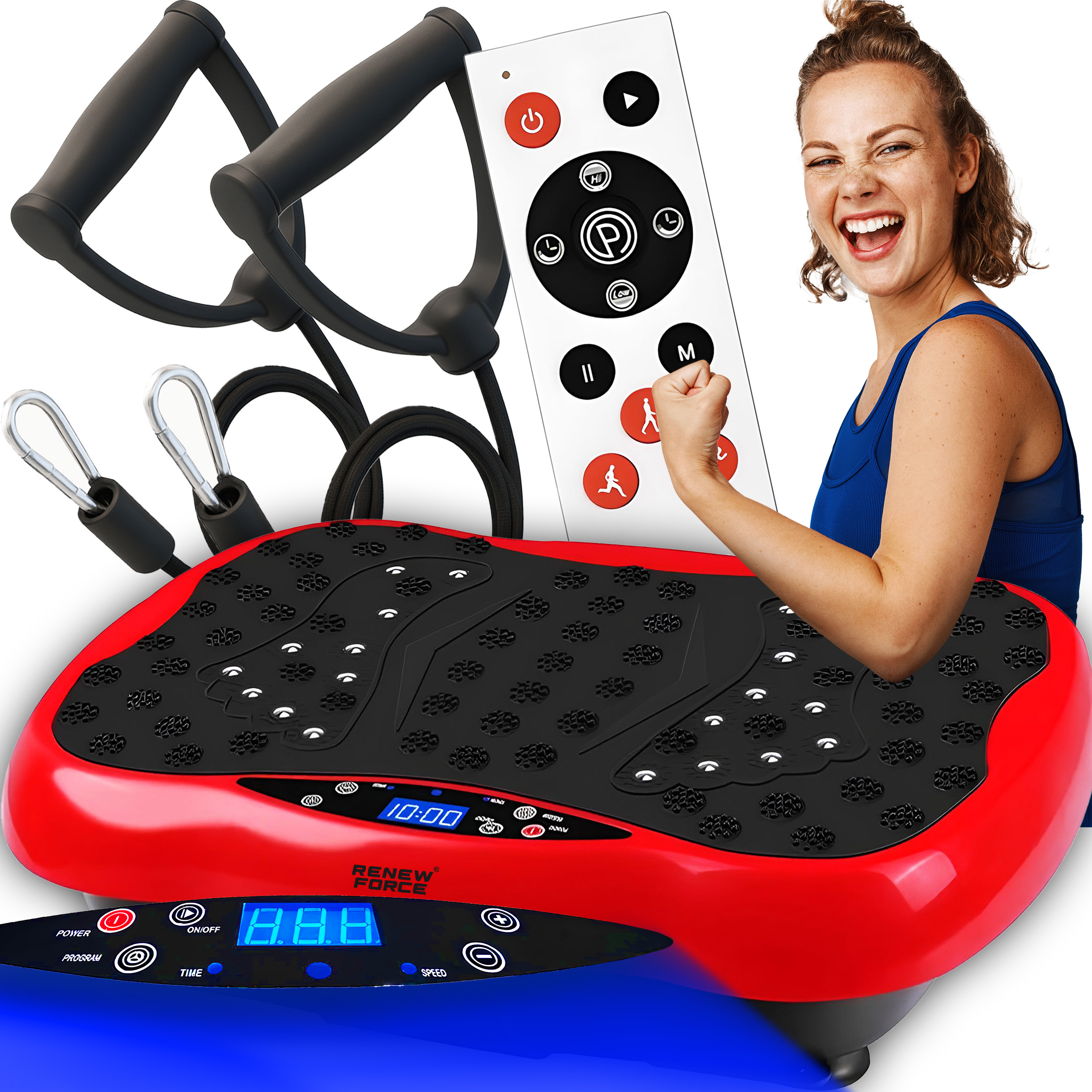 ВИБРАЦИОННАЯ ПЛАТФОРМА VIBRO ТОНКИЙ МАССАЖЕР ДЛЯ ТРЕНИРОВКИ ВСЕГО ТЕЛА БЕЗ УСИЛИЙ
