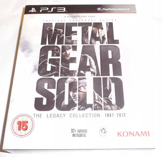 Metal Gear Solid The Legacy Collection PS3 3xA BOX