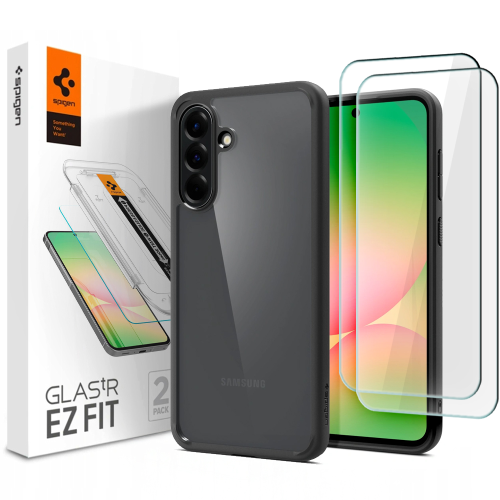 Spigen Matowe Sztywne Etui Cover Tpu Do Galaxy A56 5G 2-PAK Szkło Glas.tr