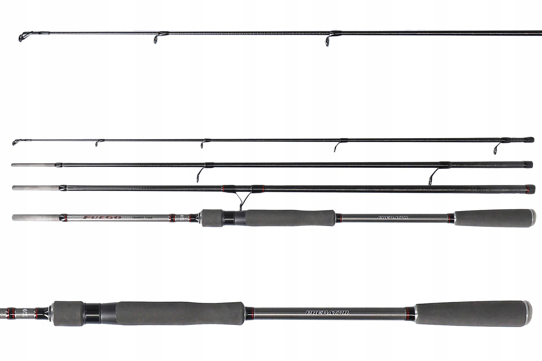 Wędka Daiwa Fuego Predator Travel Spin 2,40m 15-50g Sprzęt!