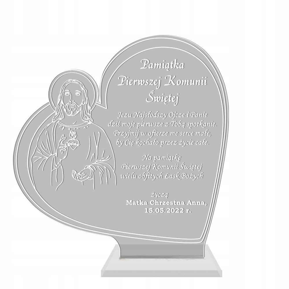 

Statuetka Pamiątka Pierwszej Komunii Świętej Jezus