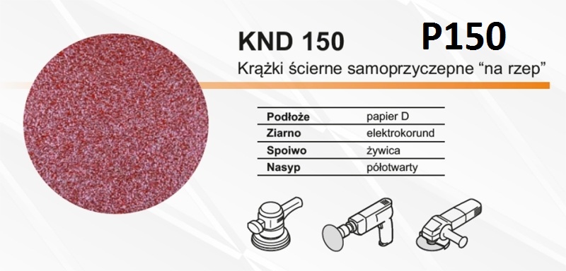 

Papier Ścierny 150mm p150