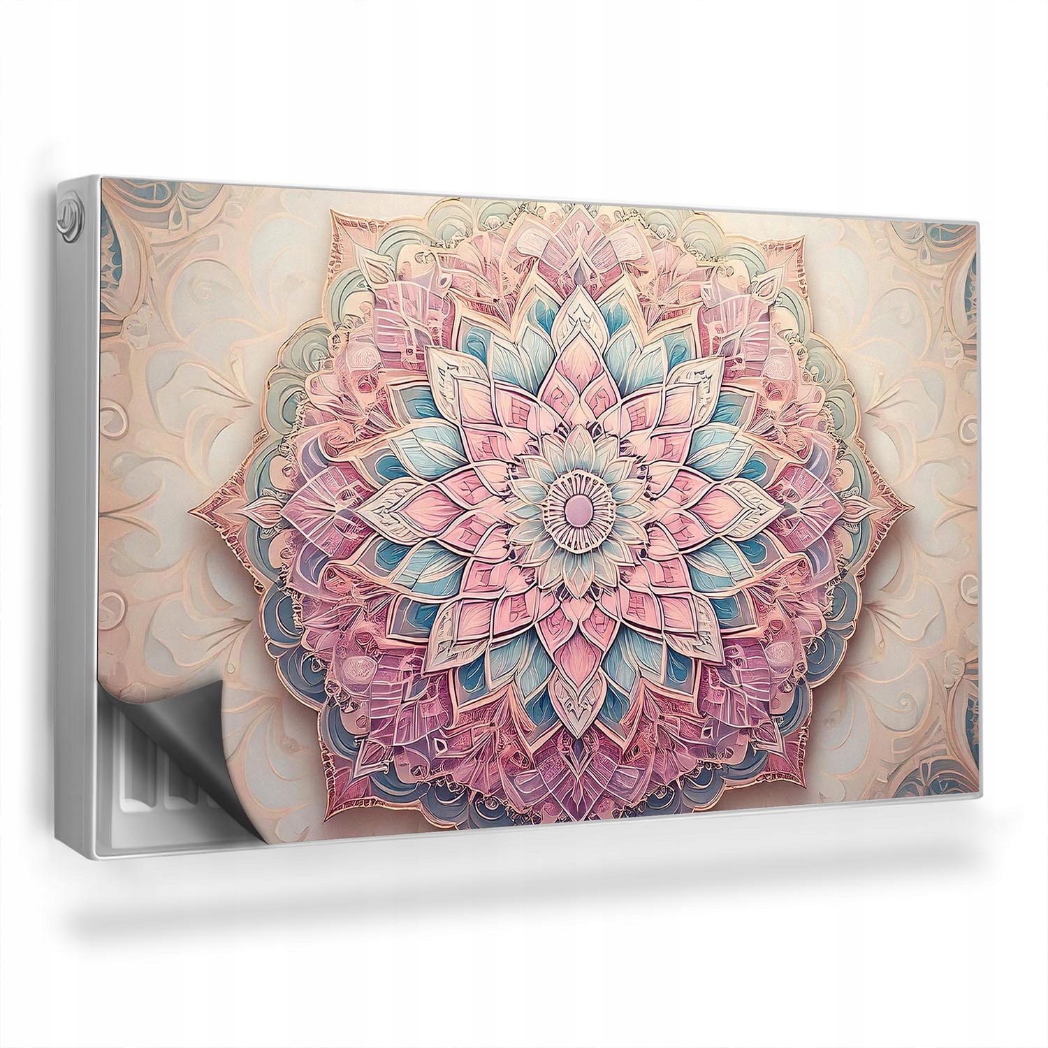 Podložka magnet na radiátor Jemná mandala pastelové barvy 100x60 cm