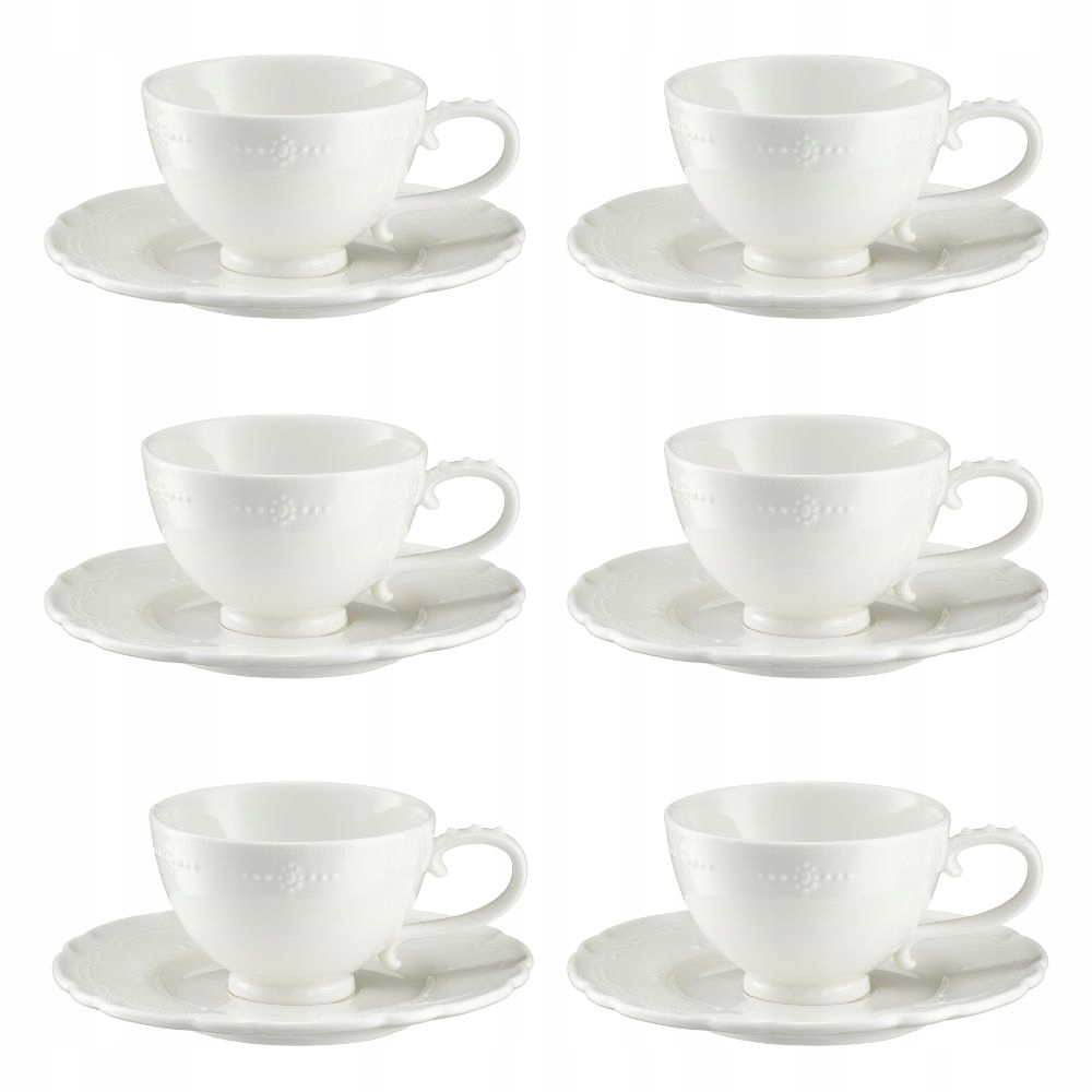 Villa Italia Sada porcelánových šálok 180 ml 6 kusov Tiffany