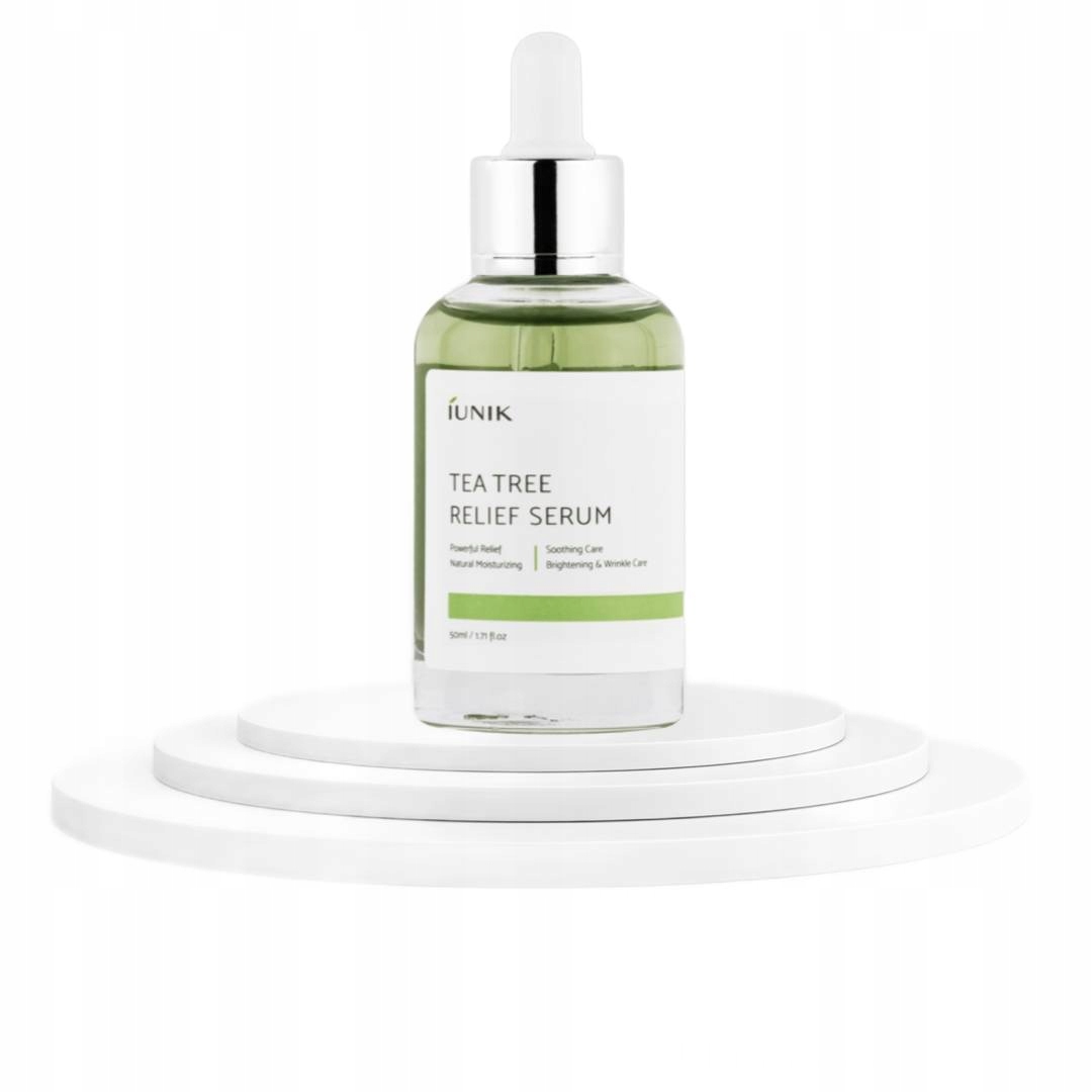 iUNIK Tea Tree Relief Serum Sérum pro problematickou pleť s vodou z lis