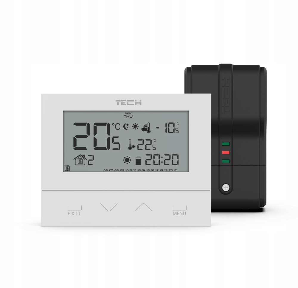 Ovládač Termostatu Izbový Regulátor Tech ST-292V2 Bezdrôtový