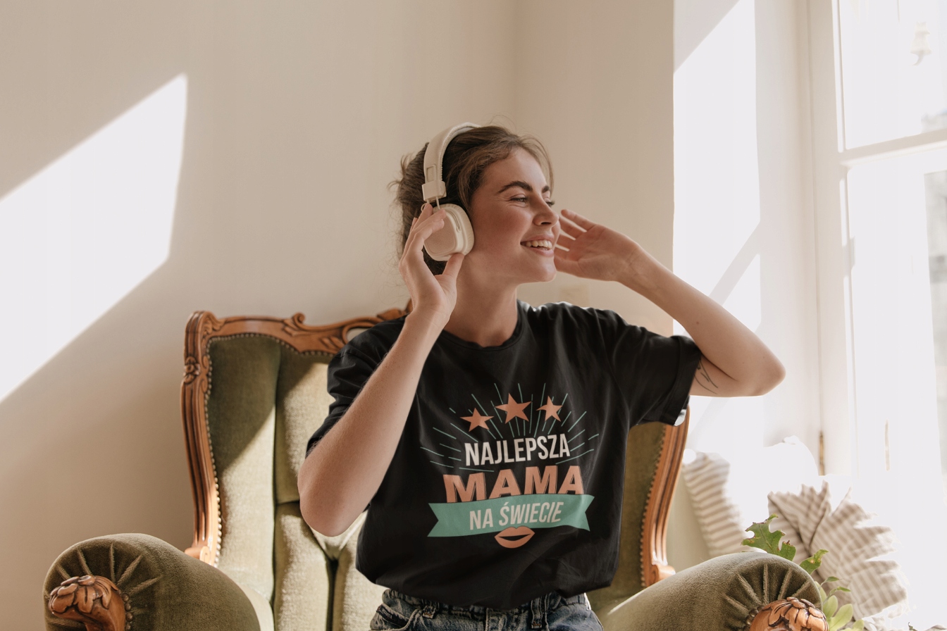 TRIČKO DEŇ MAMY Vtipný Darček pre matku Najlepšia mama LÚČE KO Veľkosť XS