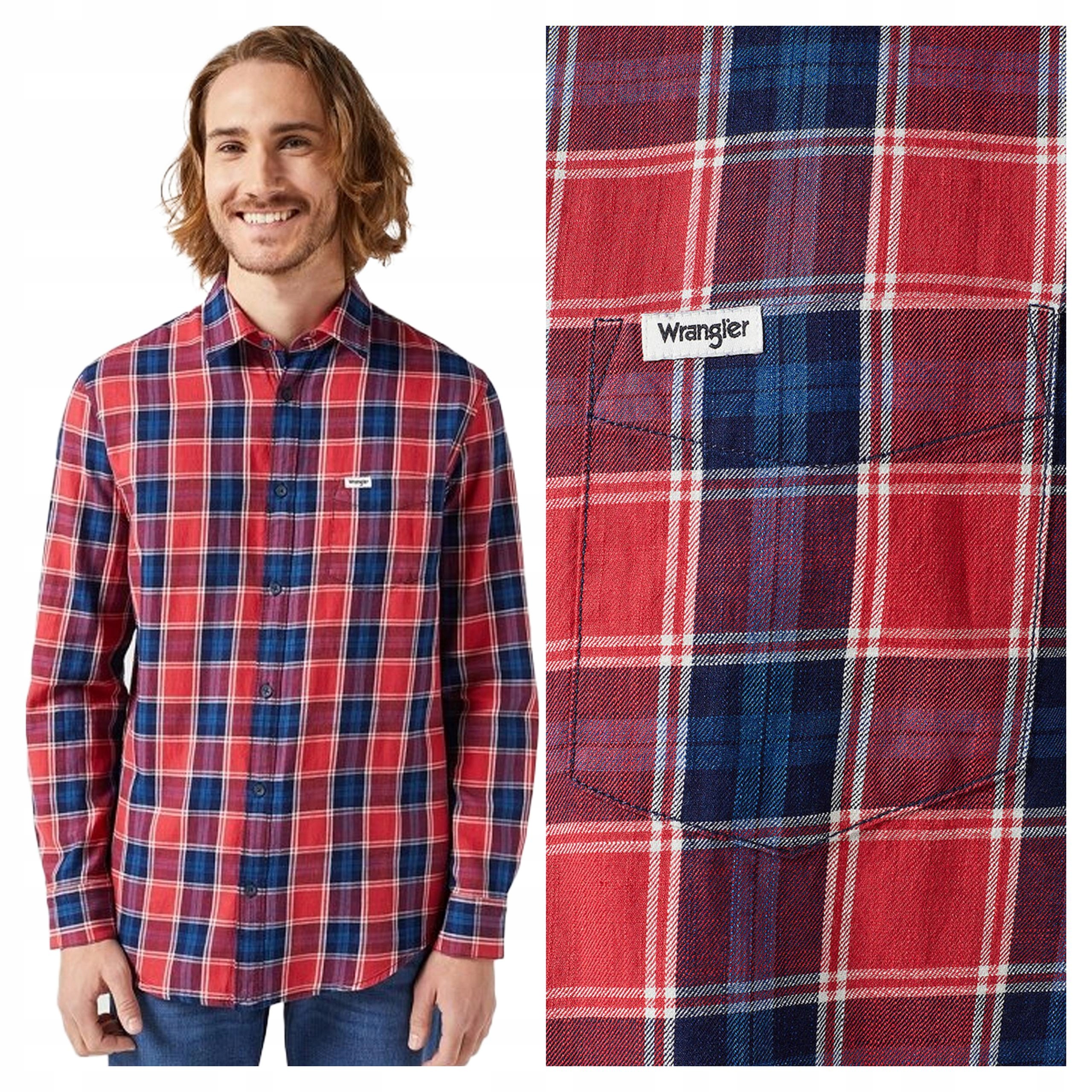 Wrangler Ls 1 Pkt Shirt S Pánská košile