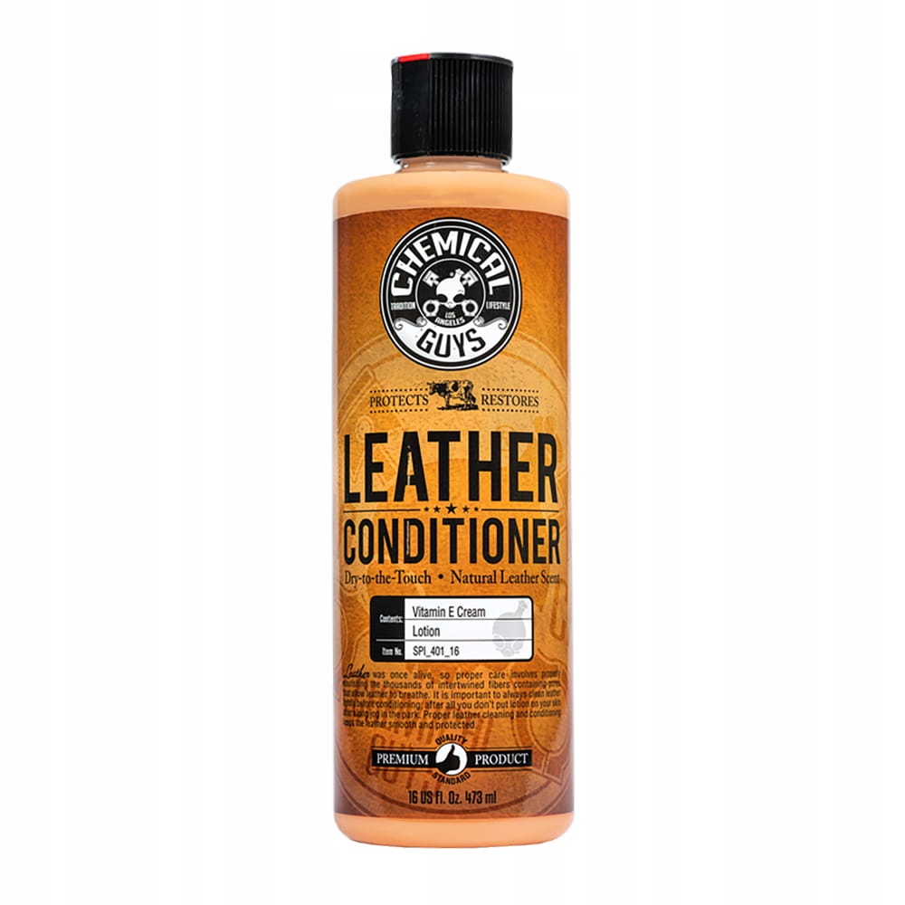 Chemical Guys Leather Conditioner konserwacja tapicerki skórzanej 473ml