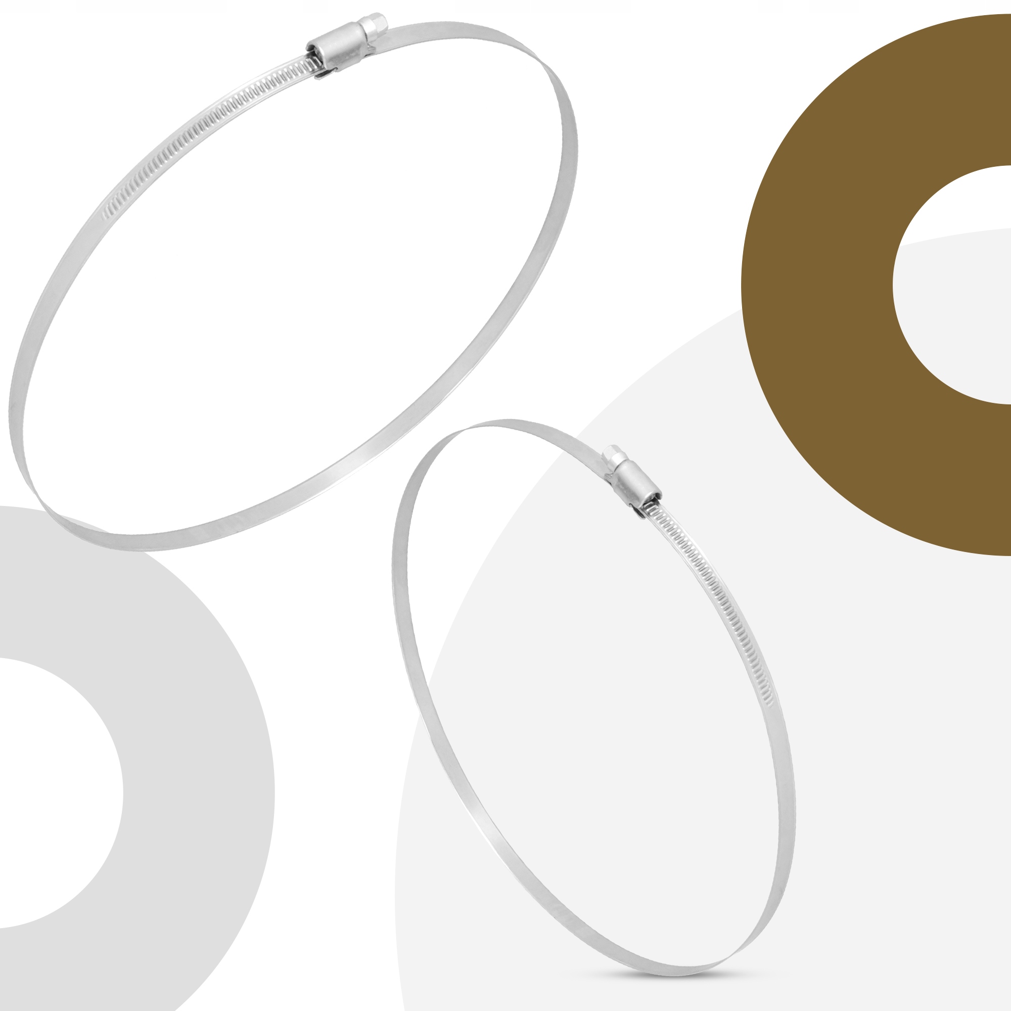 Obejma Ślimakowa OPASKA ZACISKOWA 220-240 mm Metalowa SKRĘCANA Cybant Stal Rodzaj opaska ślimakowa