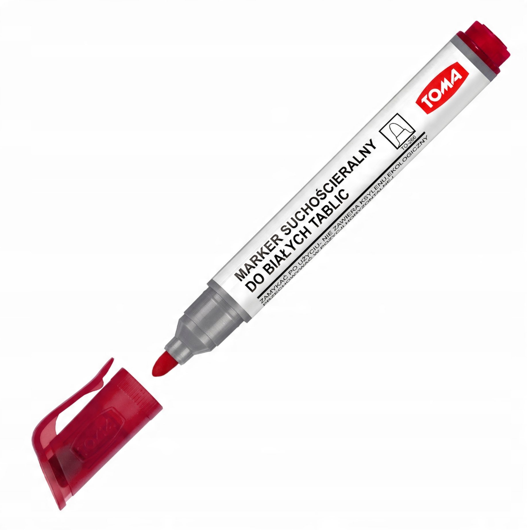 

Marker do tablic Toma okrągły czerwony