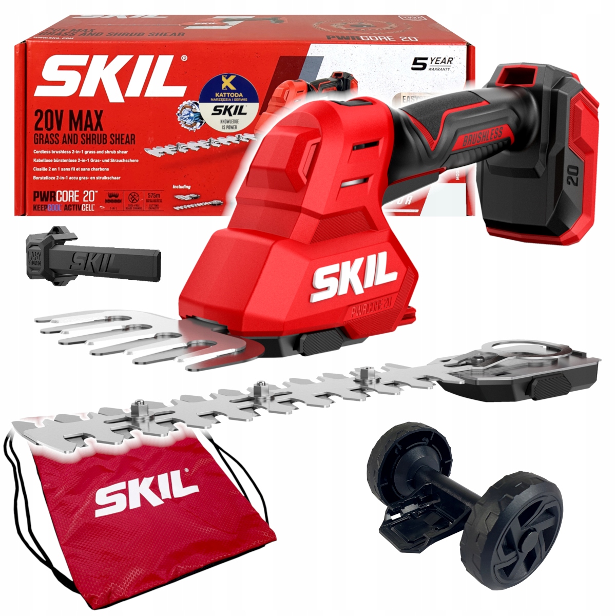 Nożyce do trawy i krzewów Skil 20V 0631 Bezszczotkowe Body Solo