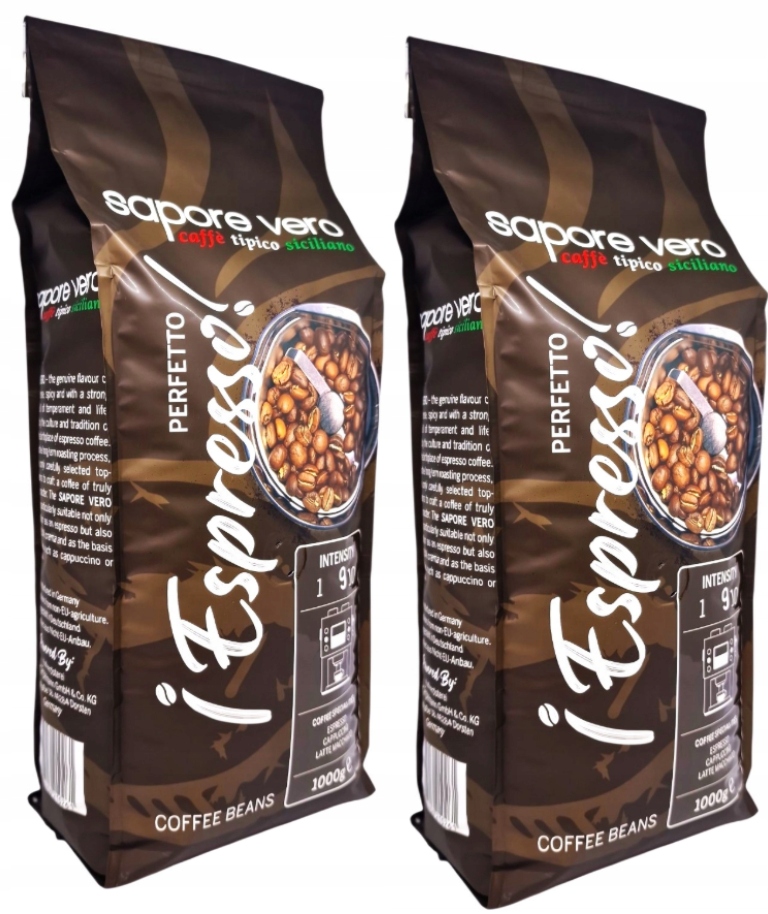 Levně Sapore Vero Perfetto Espresso káva káva 2x1000 g
