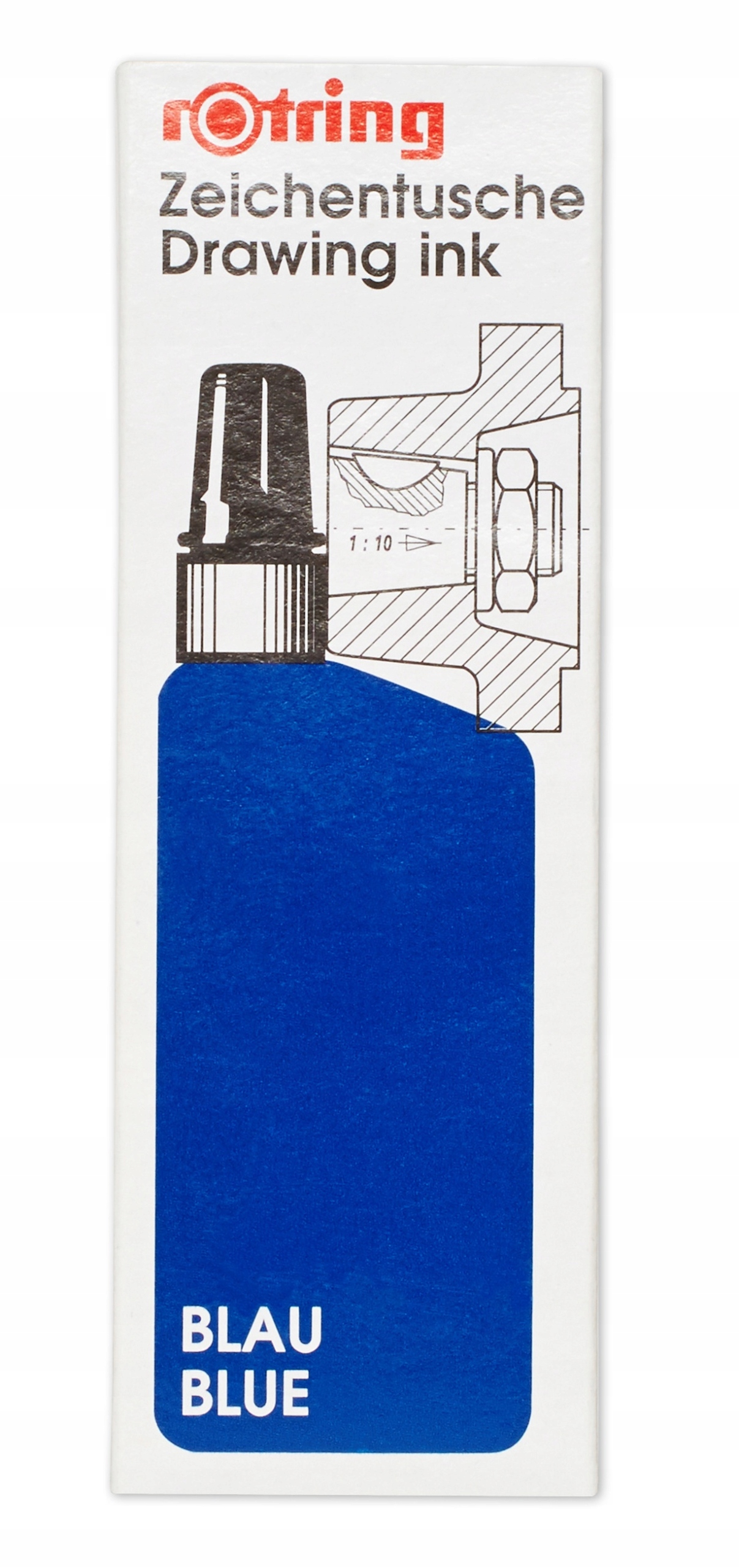 Rotring tusz kreślarski niebieski 23 ml