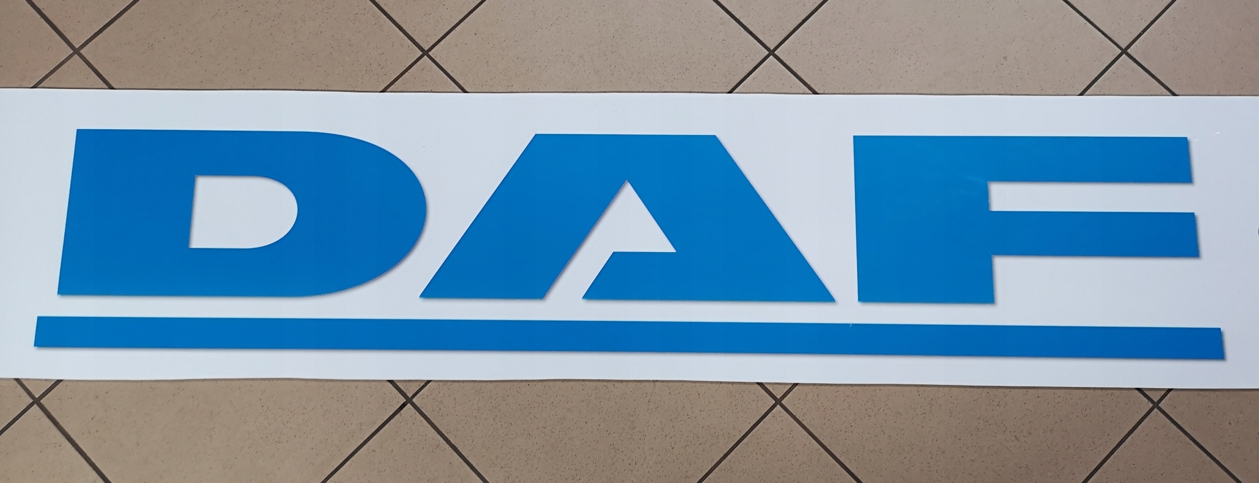 Chlapacz fartuch naczepy DAF biały - BŁĘKIT / NIEBIESKI Producent GP