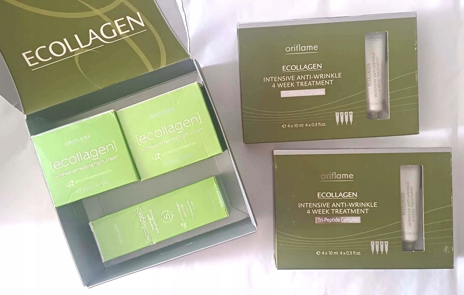 Sada Ecollagen Korekce vrásek Pro-kolagenový peptid Oriflame
