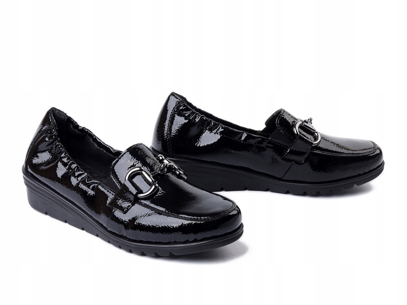 Mokasyny RIEKER-L5352-00 cza r40