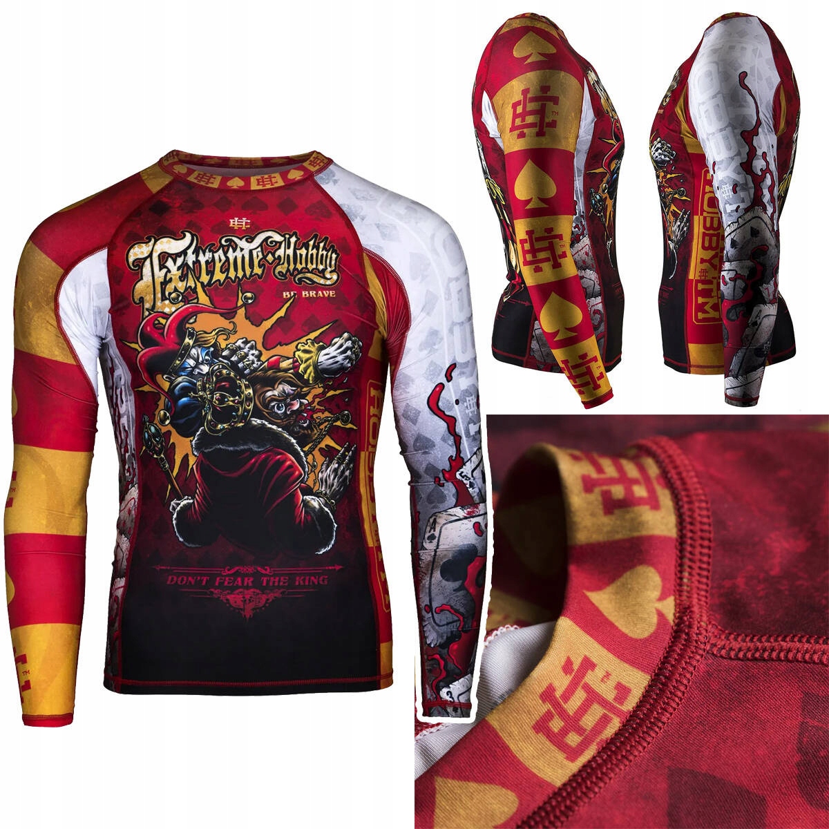 Rashguard z długim rękawem męski Extreme Hobby Killer Cards II r. L
