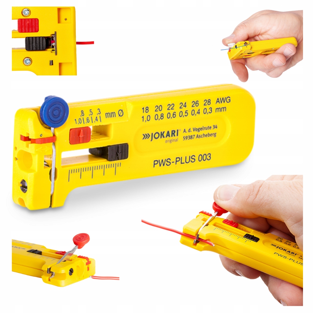 Odizolační Kleště Jokari J 40026 Nástroj na odstraňování kabelů 0,3-1 mm Plus
