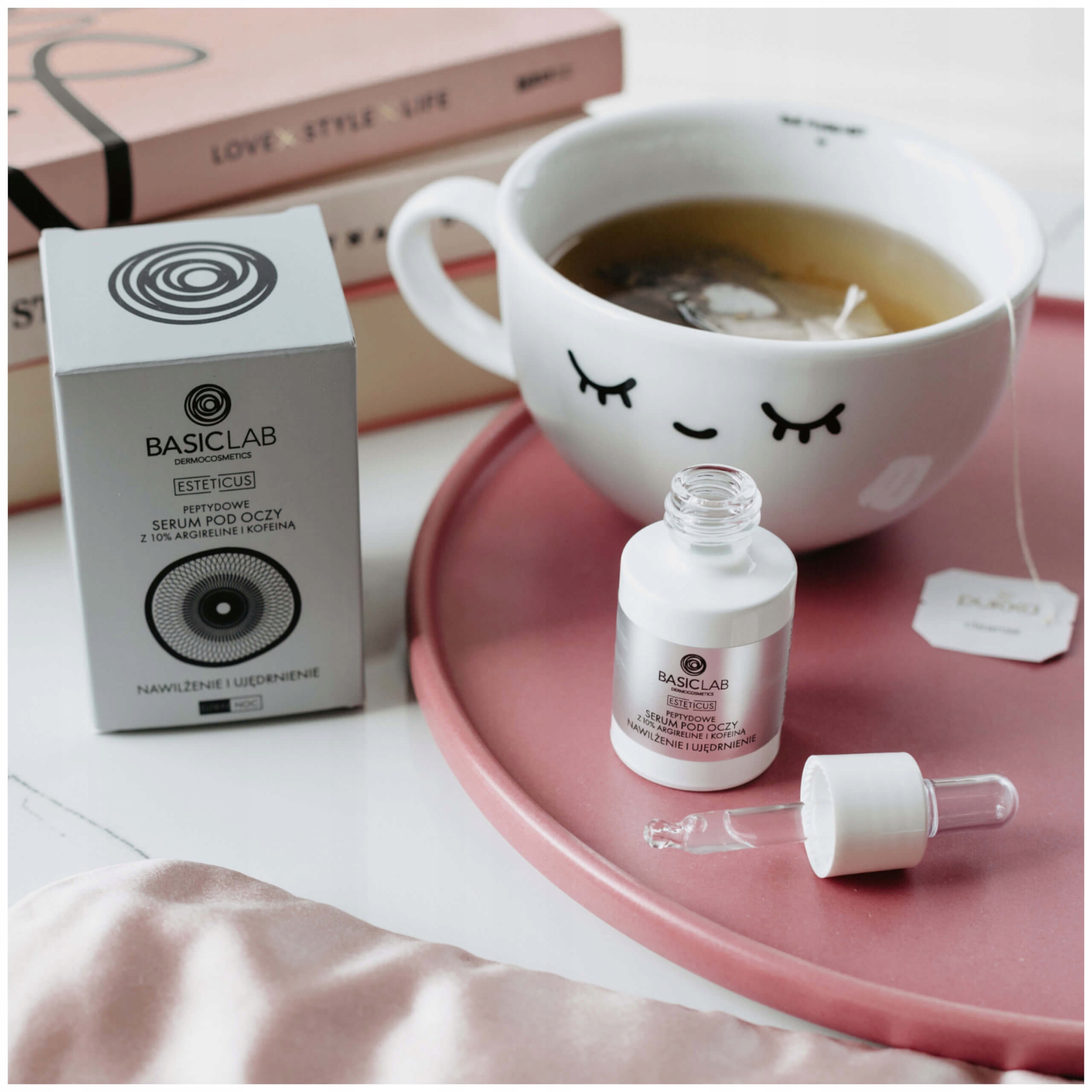 BasicLab serum peptydowe pod oczy ujędrnienie 15ml Marka BasicLab